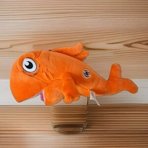 Cat In The Hat Orange Fish Official Movie Merchandise Stuffed Plush Toy 14" Rare